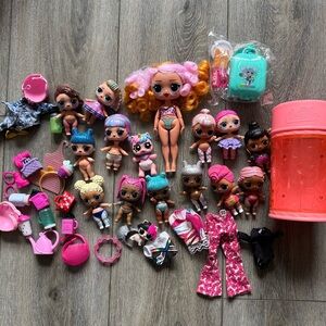 L.O.L. Surprise! Assorted Dolls & Pink Accessories Set